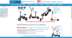 Desktop Screenshot of motoped.nl